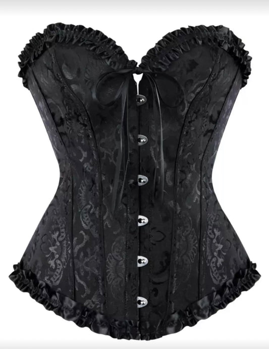 Corset victoriano negro