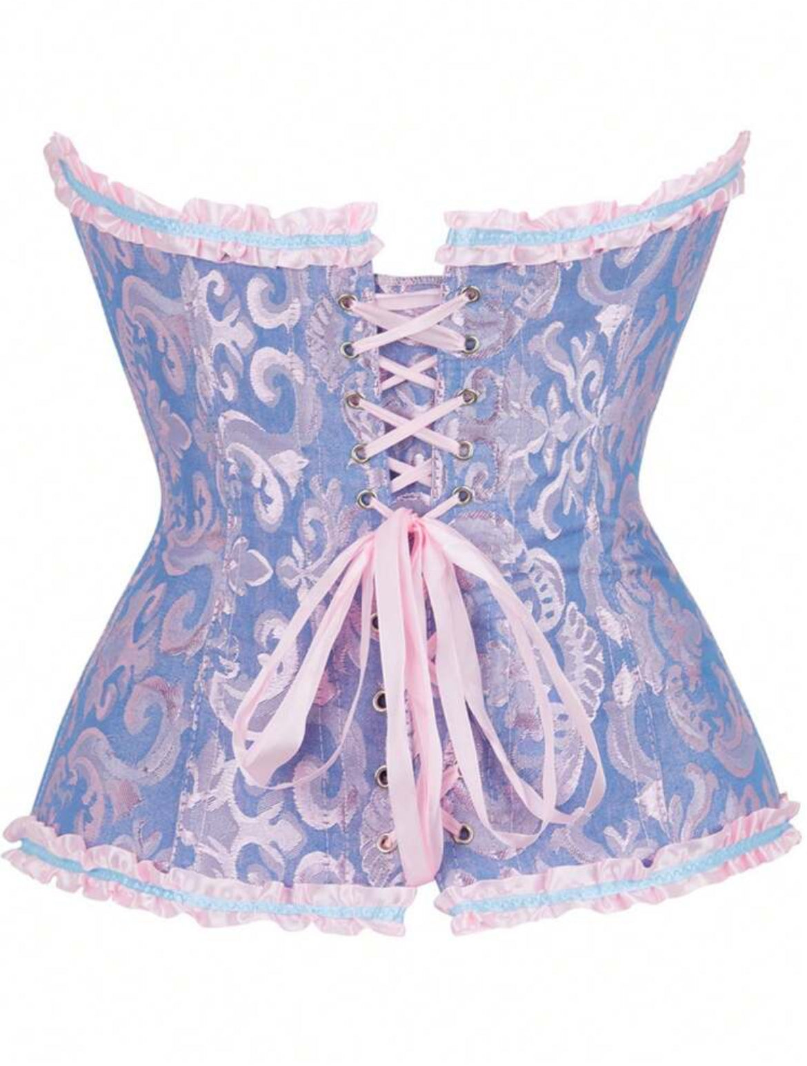 Corset victoriano lila