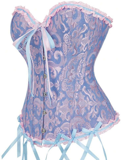 Corset victoriano lila