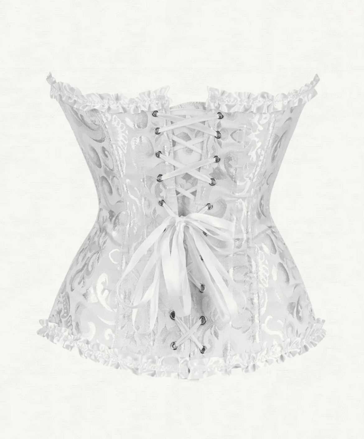 Corset victoriano blanco