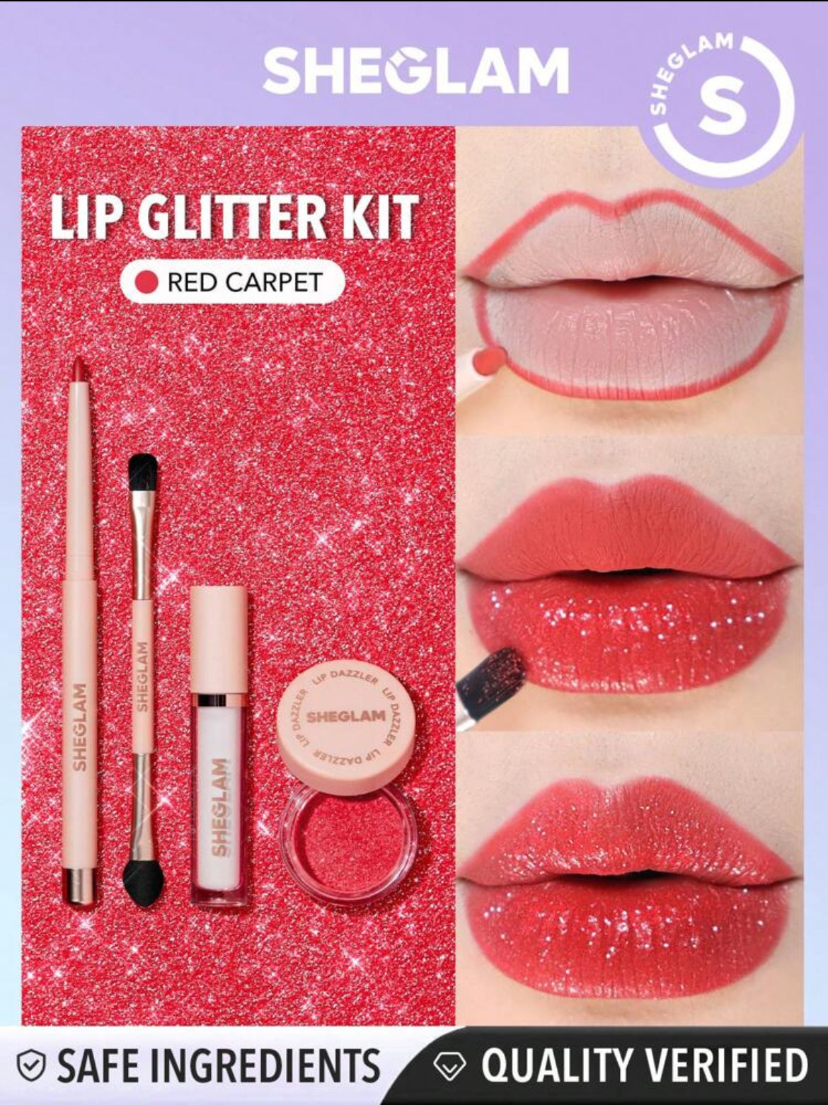 Lip glitter