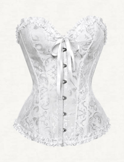 Corset victoriano blanco