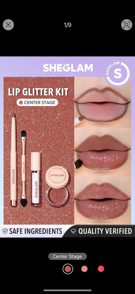 Lip glitter