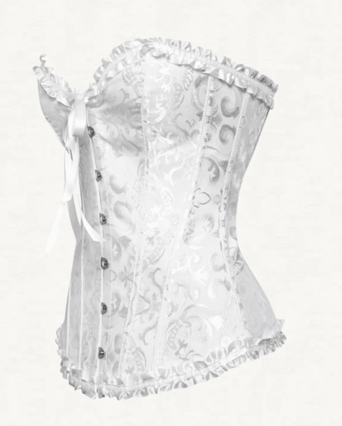 Corset victoriano blanco