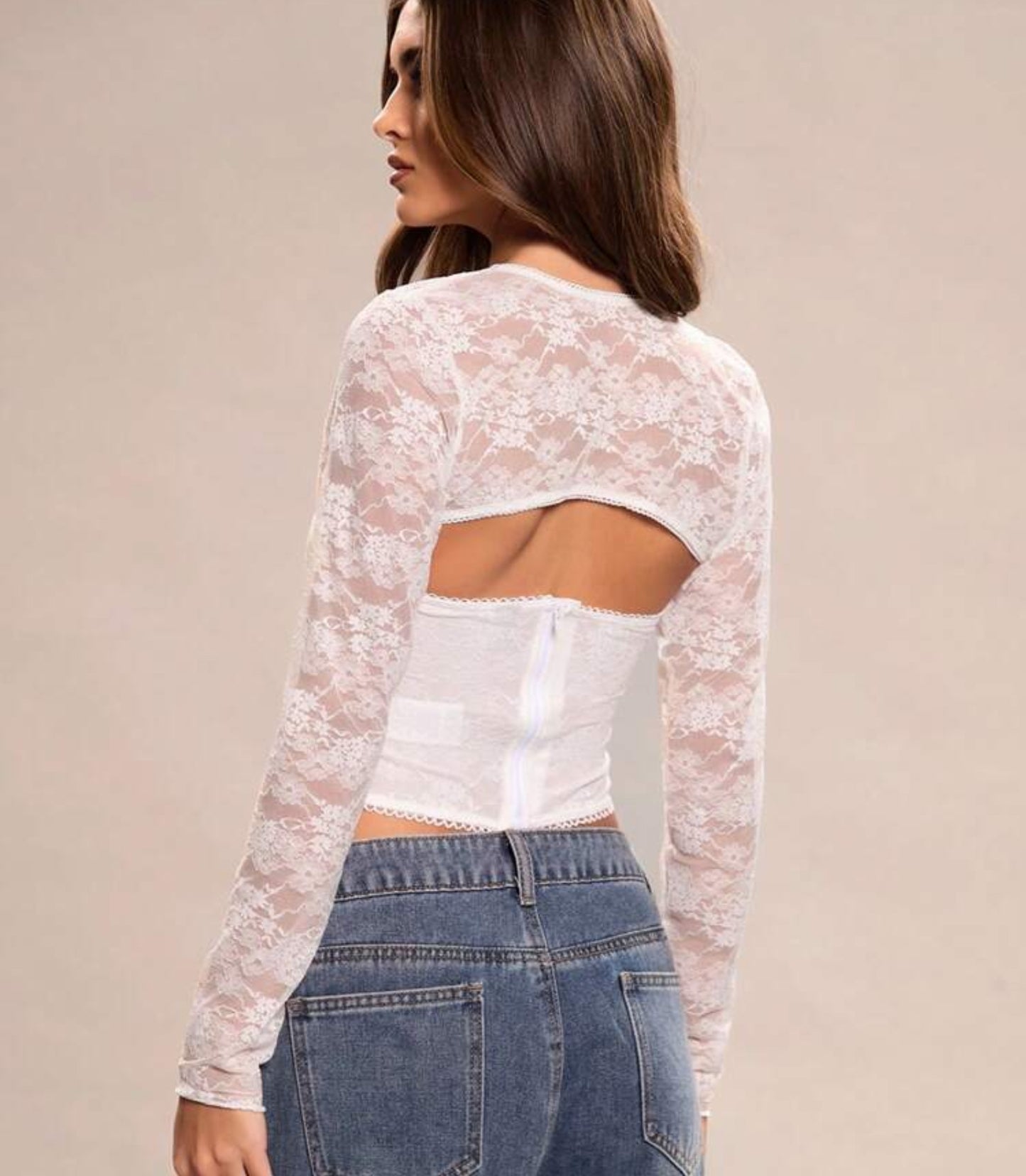 Corset suprema manga larga