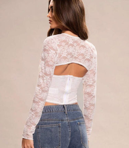 Corset suprema manga larga