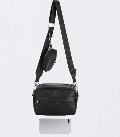 Leather shoulder bag