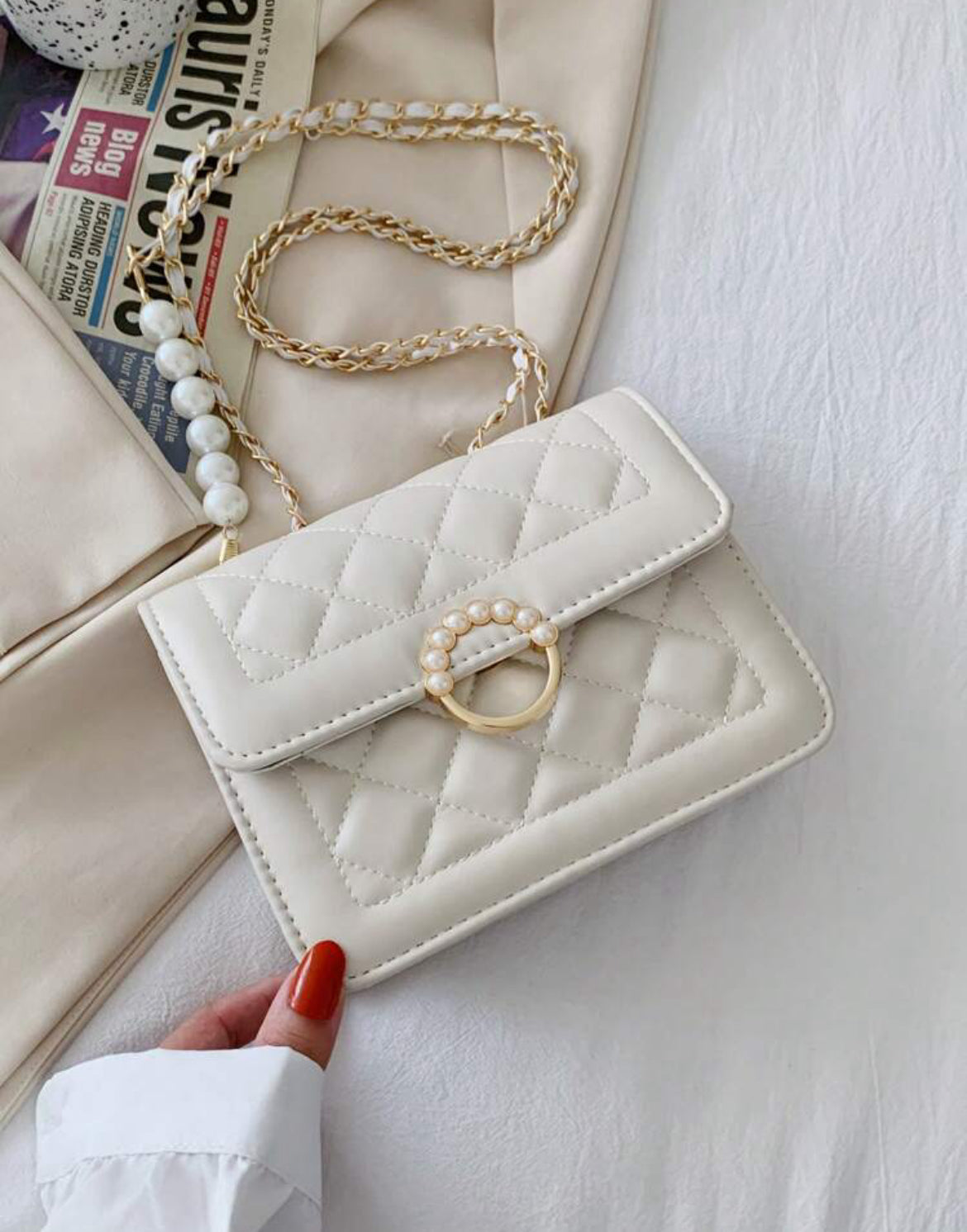 Cartera perla