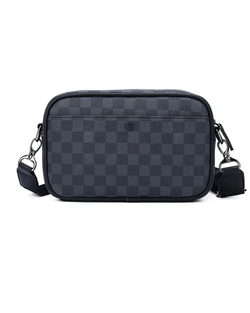 GRAY MEN CROSSBODY BAG